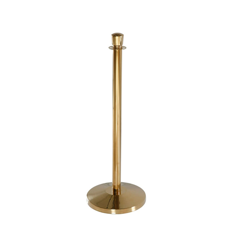 Cone Base 40" Elegance Crown Top Rope Barrier Stanchion Posts combines upscale elegance with practical crowd control