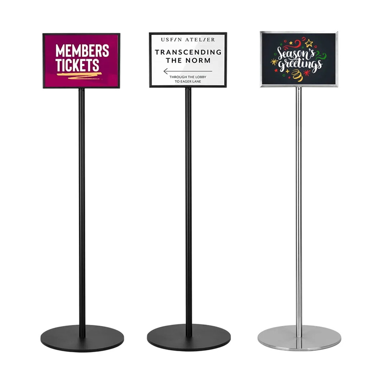 A4 Landscape Display Sign Holder offers an easy-to-update solution for menus, notices, promotions, and event messaging.
