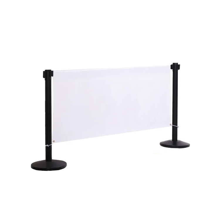 Bespoke Marketing Cafe Fence features rectangular beam rather than round one