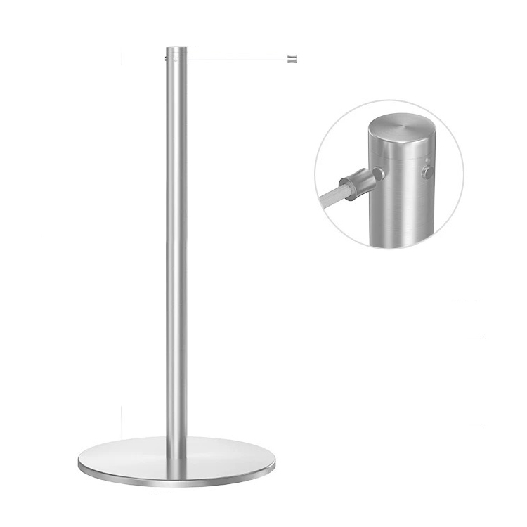 Premium brushed stainless steel magnetic artwork stands connect seamlessly through strong magnetic ends for gallery displays